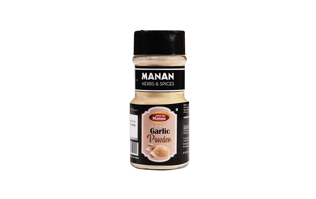 Manan Garlic Powder    Plastic Bottle  45 grams